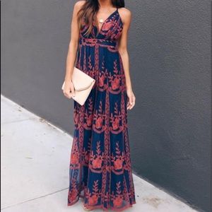 Vici Collection Lace Maxi Dress